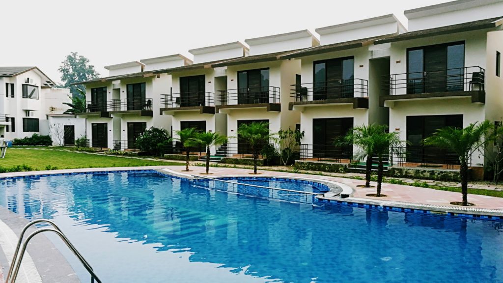 Corbett Panorama Resort Pool View